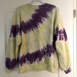 Urban Outfitters Renewal Recycled Tie Dye Crewneck